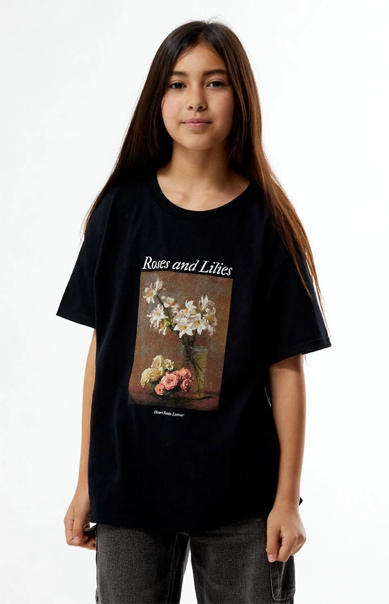 The Met x Pacsun Kids Roses & Lilies T-Shirt