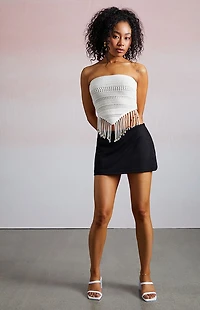 Third Charm Festival Beaded Bandana Tube Top