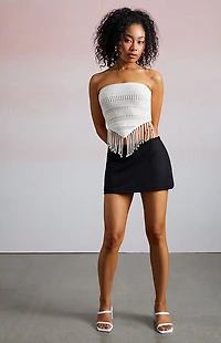 Third Charm Festival Beaded Bandana Tube Top