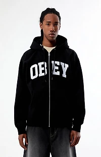 Obey Collegiate Full Zip Hoodie