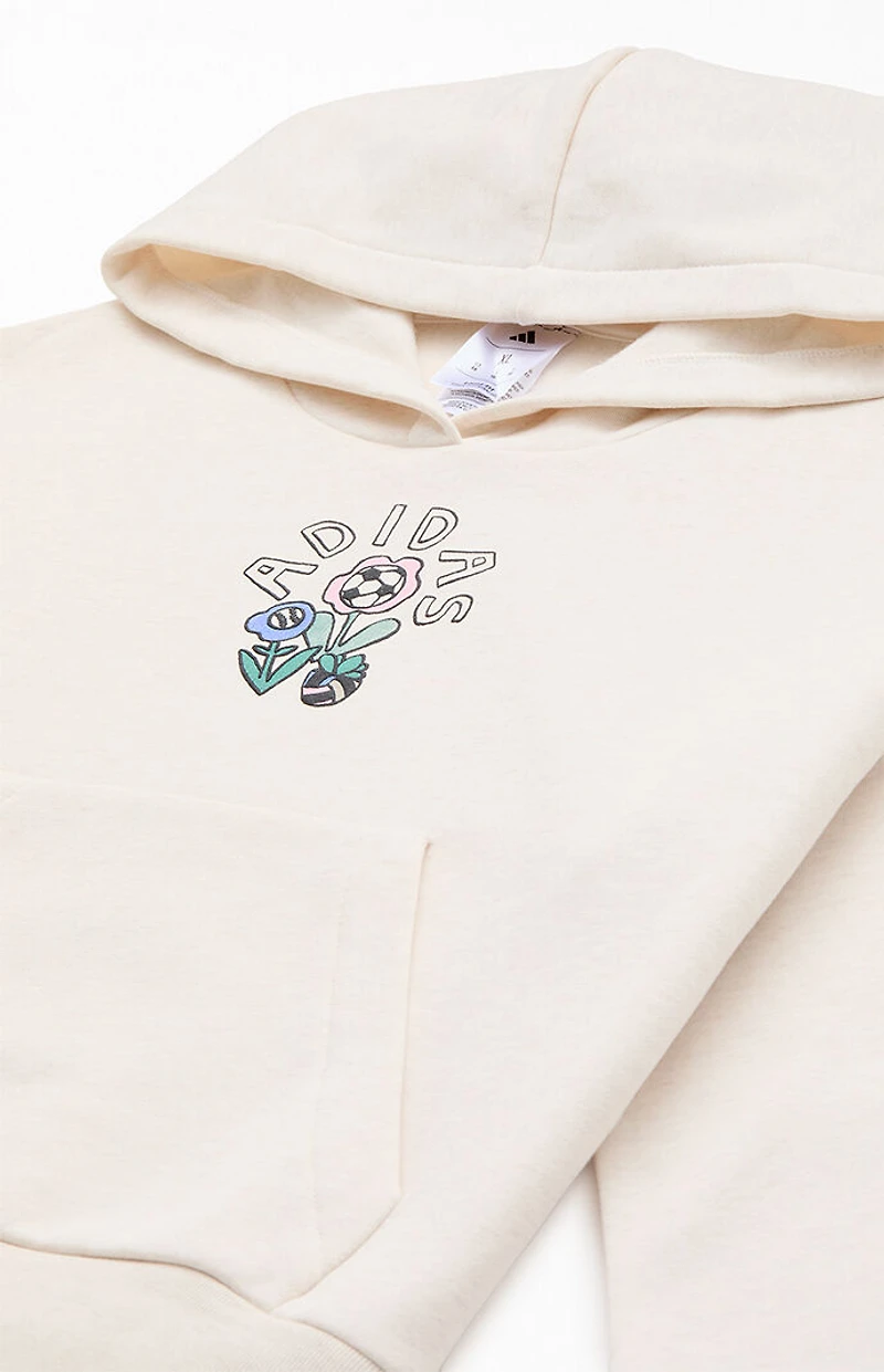 adidas Kids Oatmeal Puff Graphics Hoodie