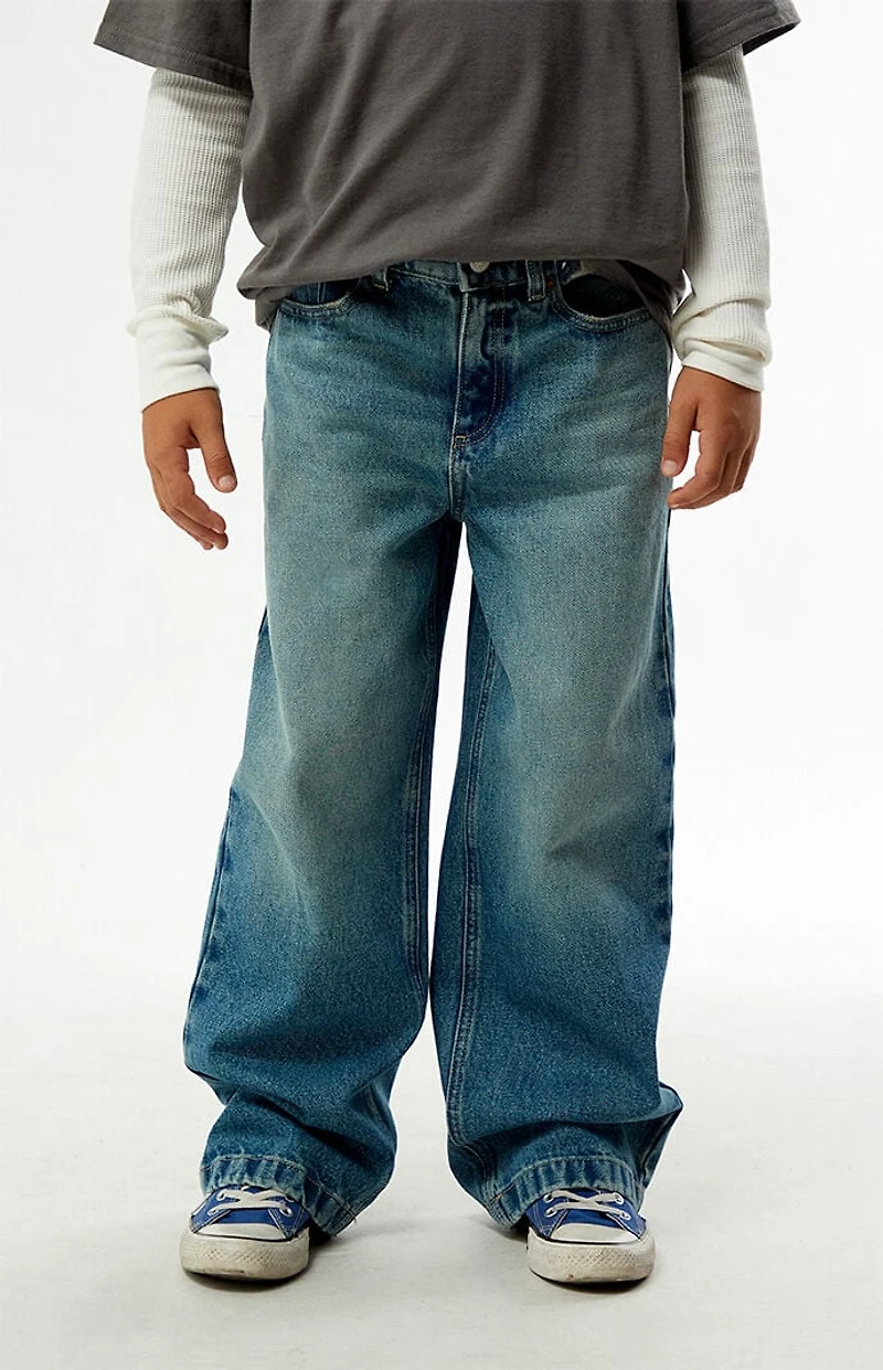 Pacsun Kids Baggy Jeans Medium Blue