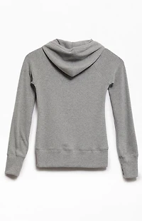 Pacsun Kids Active Knit Heart Zip Up Hoodie