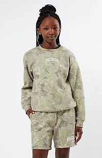 Pacsun Kids Camo Crew Neck Sweatshirt