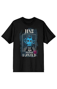 League Of Legends Arcane Jinx Wanted Poster T-Shirt