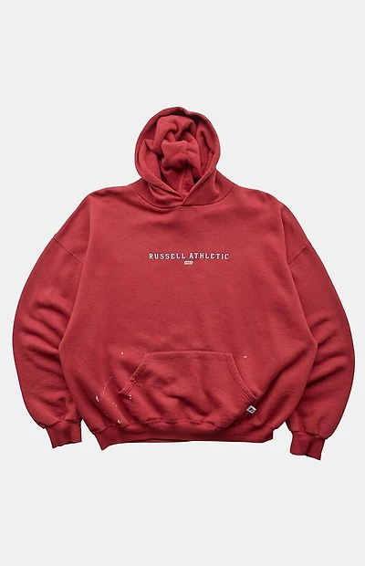 PS VINTAGE 2000s Red Russell Athletics Hoodie