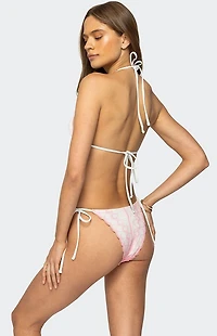 Edikted Clayton Lace String Bikini Bottom