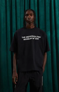 The Met x Pacsun Black Oversized Raglan T-Shirt