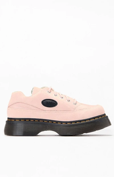 Dr Martens Women's Pink Buzz 5-Eye Leather Sneakers