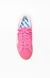 Reebok Women's Pink Club C Grounds UK Sneakers
