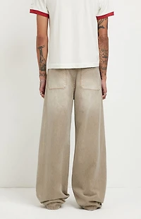 Pacsun Blake Extreme Baggy Jeans Tan