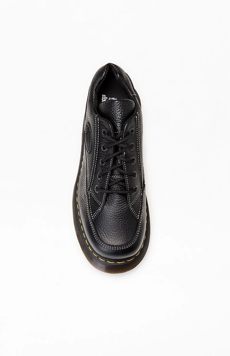 Dr Martens Women's Black Buzz 5-Eye Leather Sneakers