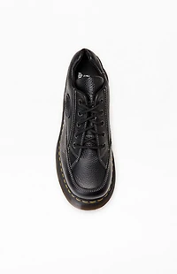 Dr Martens Women's Black Buzz 5-Eye Leather Sneakers