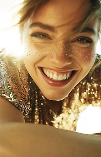 FAZIT BEAUTY Gold Glitter Freckles Makeup Patches