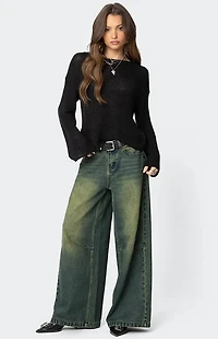 Edikted Drop Shoulder Light Knit Sweater