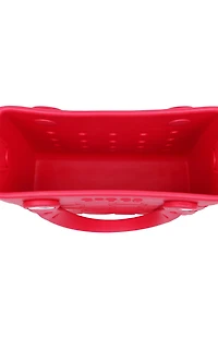 Crocs Raspberry Small Woven Crocssbody Tote Bag