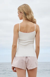 John Galt Skylar Embroidered Tank Top