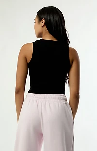 L/AB c/o Off-White Ribbed Crop Tank Top