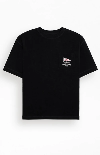 Guess Jeans Boxy Cropped Slub T-Shirt