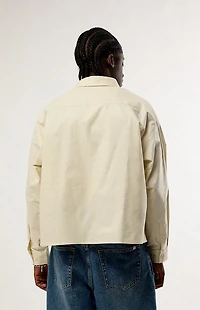 GARDENS & SEEDS Flower Oxford Button Up Long Sleeve Shirt