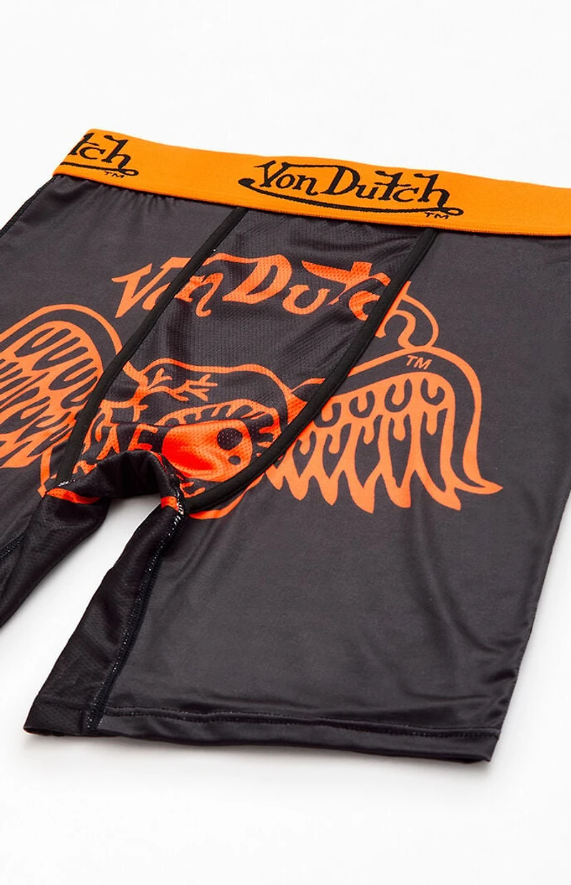 Von Dutch Orange Logo Boxer Briefs