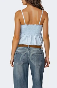 Edikted Millie Scrunch Tank Top