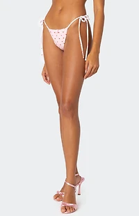 Edikted Picnic String Bikini Bottom