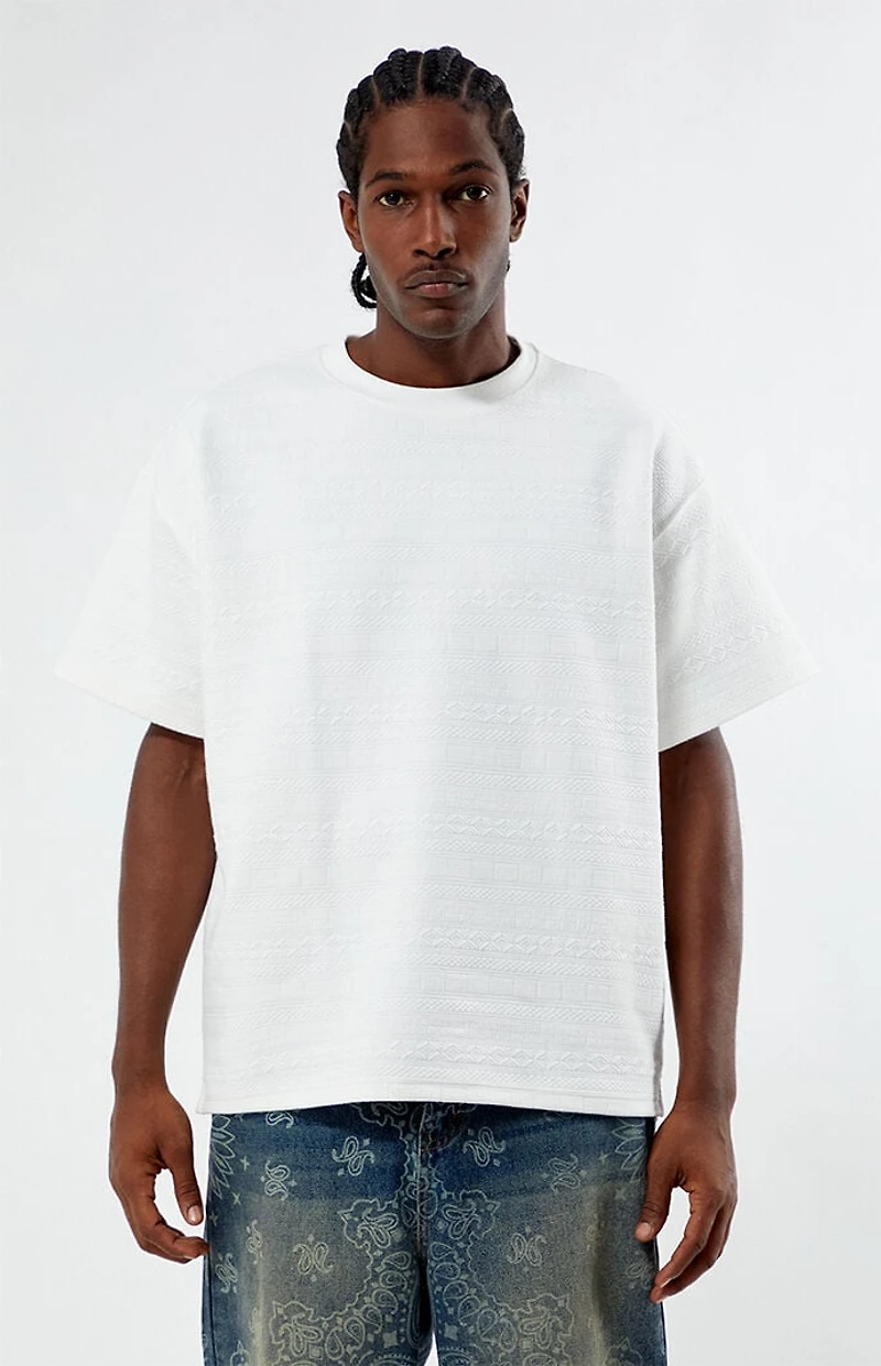 Pacsun Oversized Jacquard Knit T-Shirt