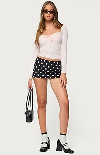 Edikted Orla Peekaboo Lace Cupped Top