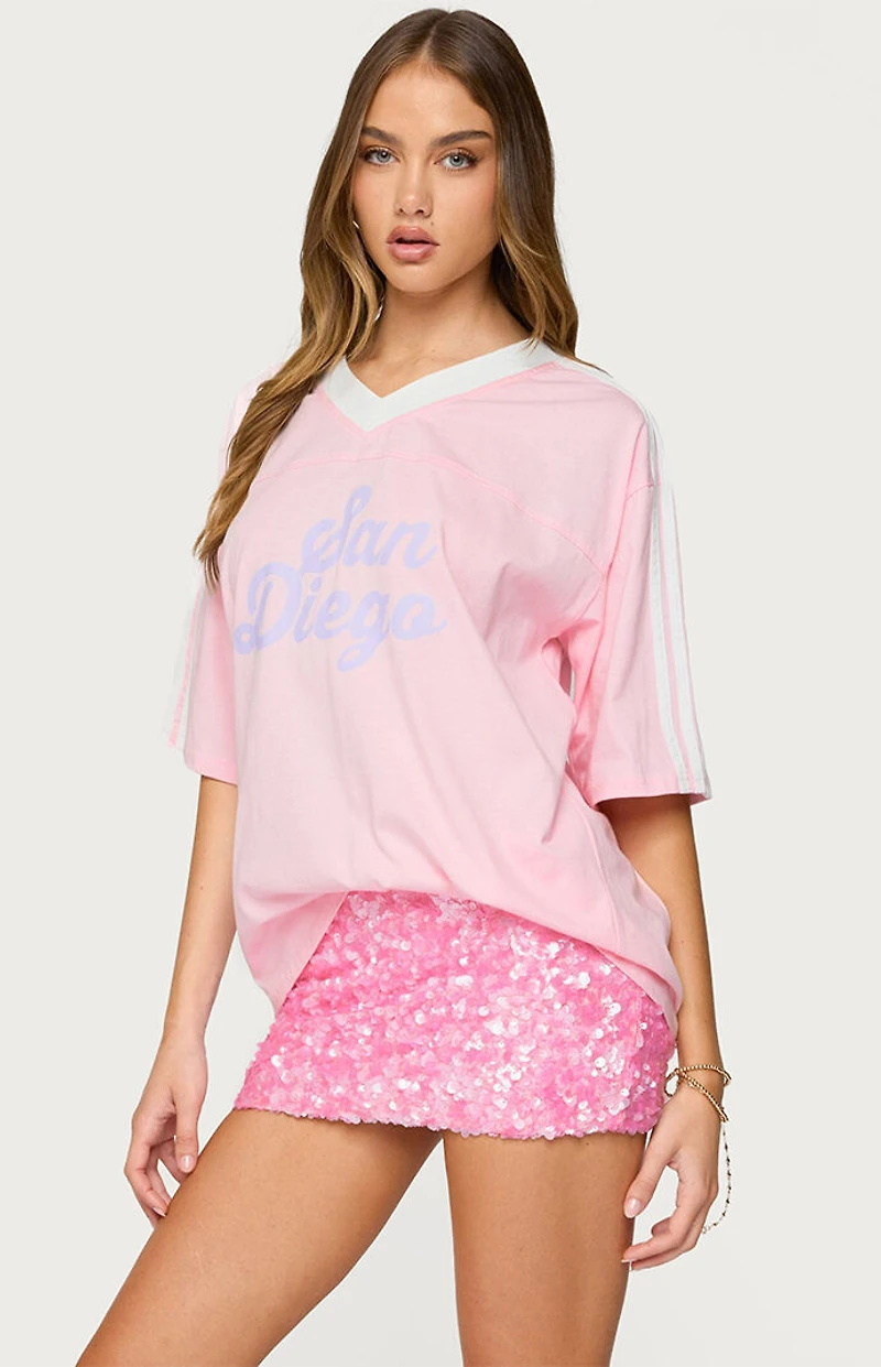 Edikted San Diego Oversized T-Shirt