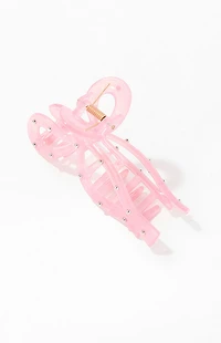 LA Hearts Studded Bow Hair Claw Clip
