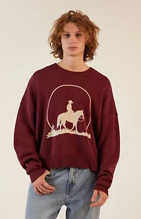 Pacsun Moonlight Cropped Boxy Sweater