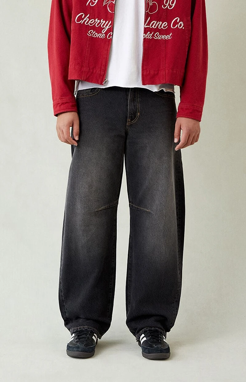 Pacsun Mason Baggy Barrel Jeans Dart Black
