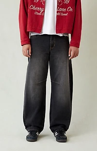 Pacsun Mason Baggy Barrel Jeans Dart Black