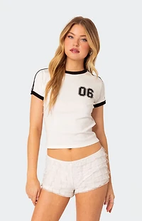 Edikted Kassidy Contrast T Shirt