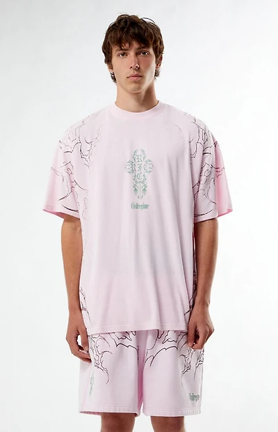 Civil Pink Concrete Sin Acot T-Shirt
