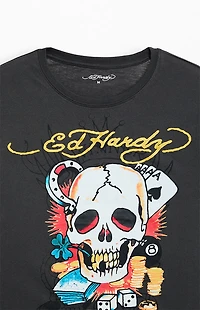 Ed Hardy Ace Skull T-Shirt