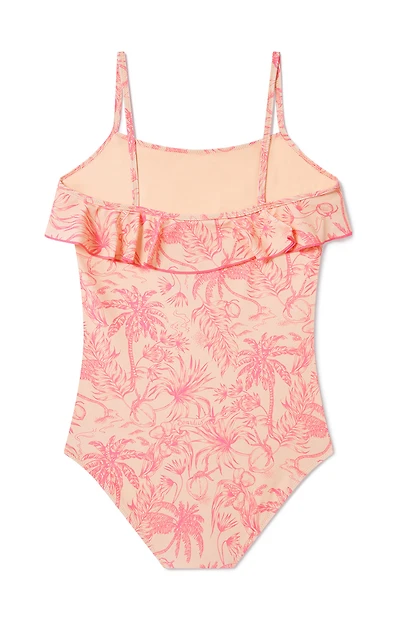 Boardies Kids Peach Please One Piece Swimsuit