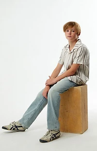Pacsun Kids Straight Leg Jeans Light Blue Tint