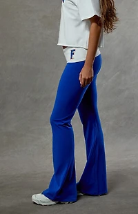 WILD COLLECTIVE Florida Gators Fold-Over Flare Yoga Pants