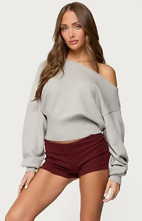 Edikted Ravenna Off Shoulder Sweater