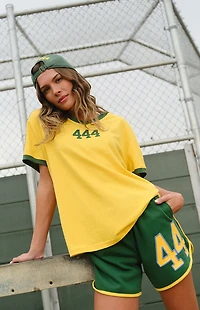 THE MAYFAIR GROUP 444 Aligned V-Neck T-Shirt