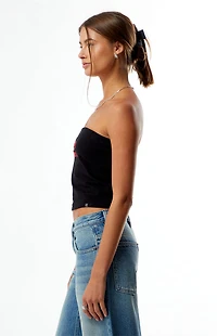 HYPE & VICE Ohio State Buckeyes Embroidered Tube Top