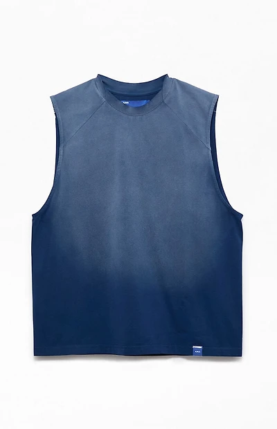 A.R.C. Navy Vintage Wash Form Muscle T-Shirt