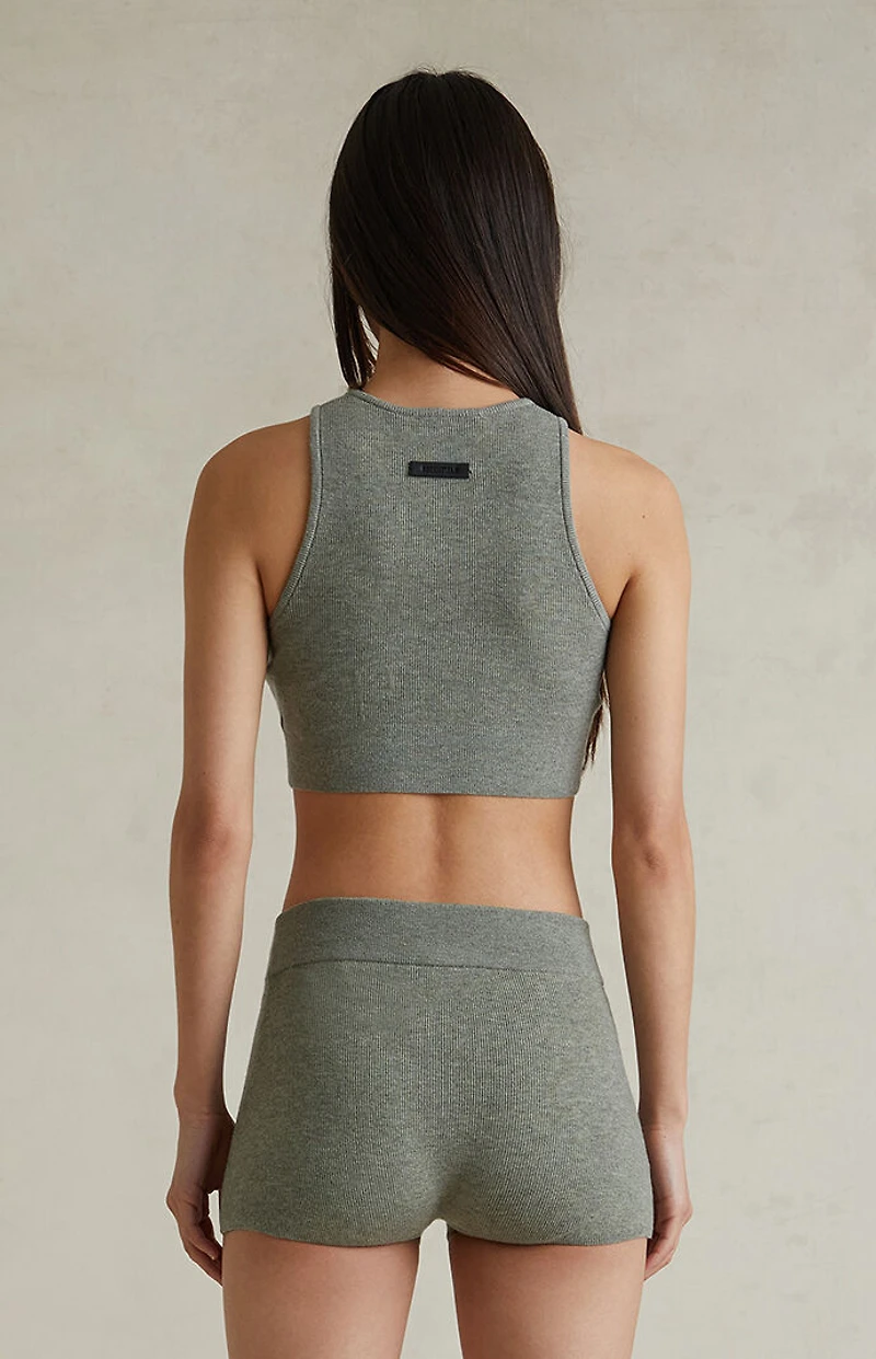 Fear of God ESSENTIALS Women's Concrete Heather Sport Knit Tank Top