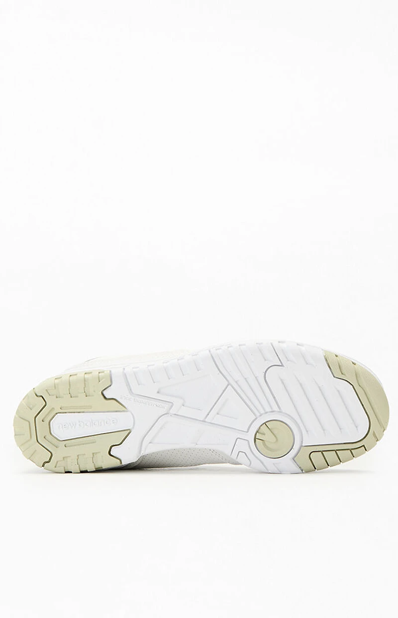 New Balance Women's Olive & White 550 Sneakers