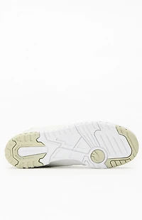 New Balance Women's Olive & White 550 Sneakers