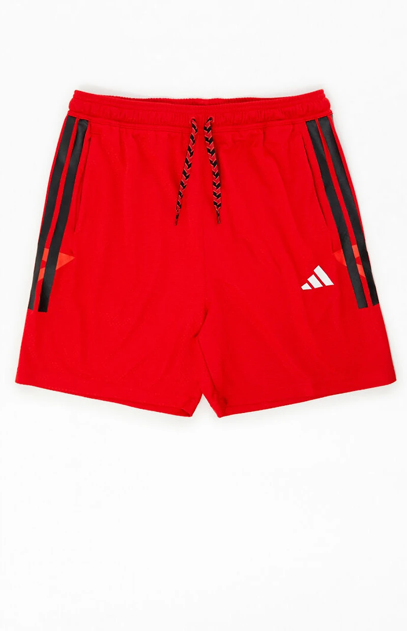 adidas Red Tiro Shorts