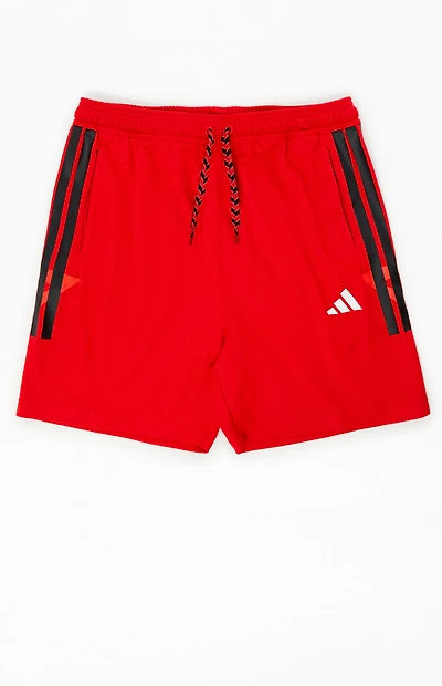 adidas Red Tiro Shorts