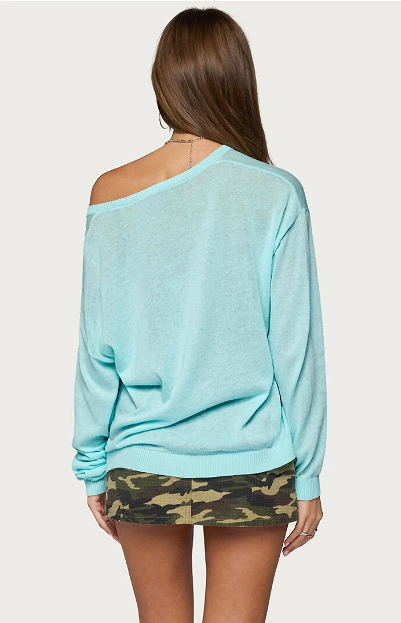 Edikted Geara Knit Long Sleeve Top